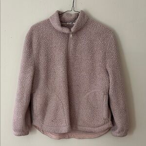 GAP Cozy Pink Sherpa Jacket size L